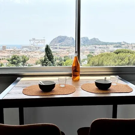 アパート Le Panorama Clim-wifi-parking-vue